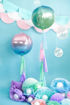 Picture of FOIL BALLOON OMBRE BALL VIOLET & BLUE 18 INCH